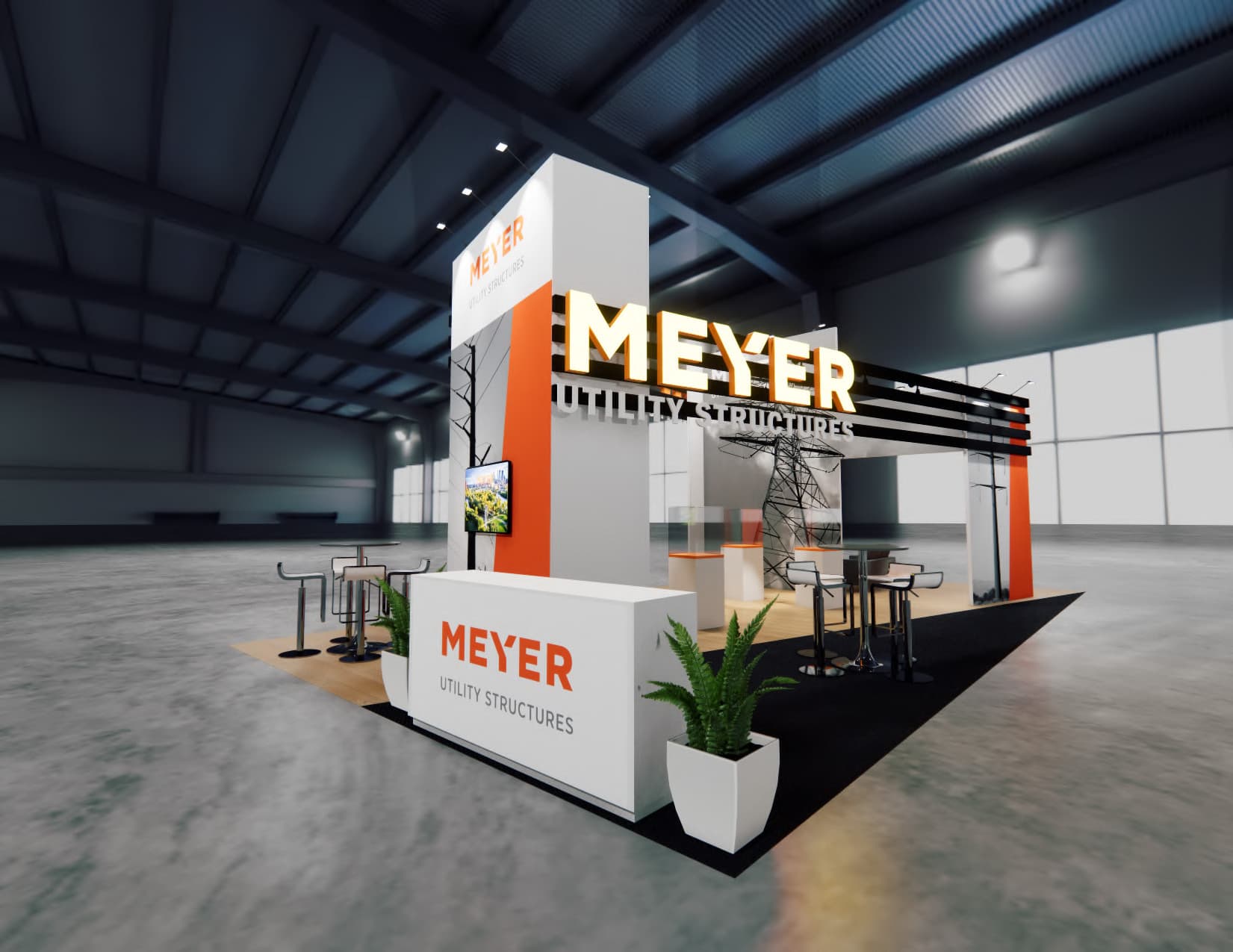 CEDIA trade show booth rental 20 x 40 — 20x40 Custom & Modular Exhibits exhibit rental in Las Vegas, catalog image 3