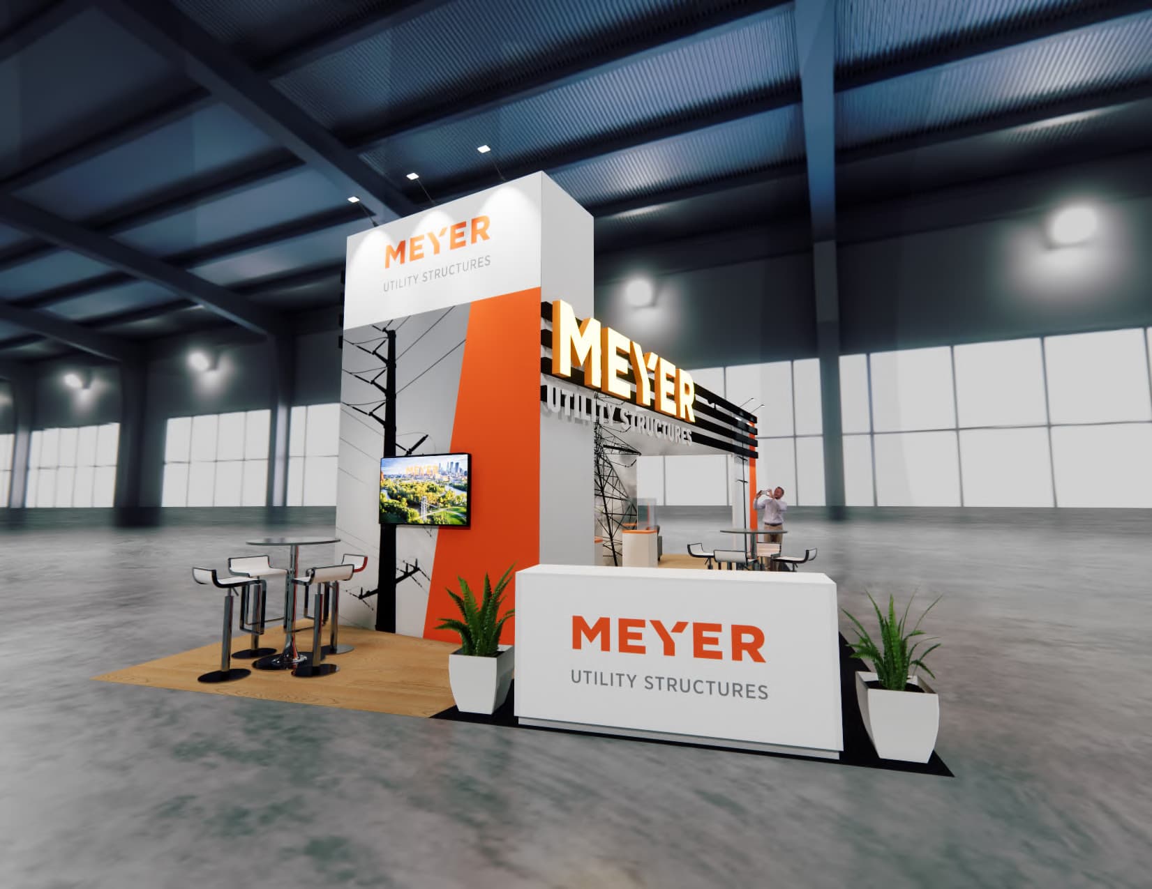 CEDIA trade show booth rental 20 x 40 — 20x40 Custom & Modular Exhibits exhibit rental in Las Vegas, catalog image 2