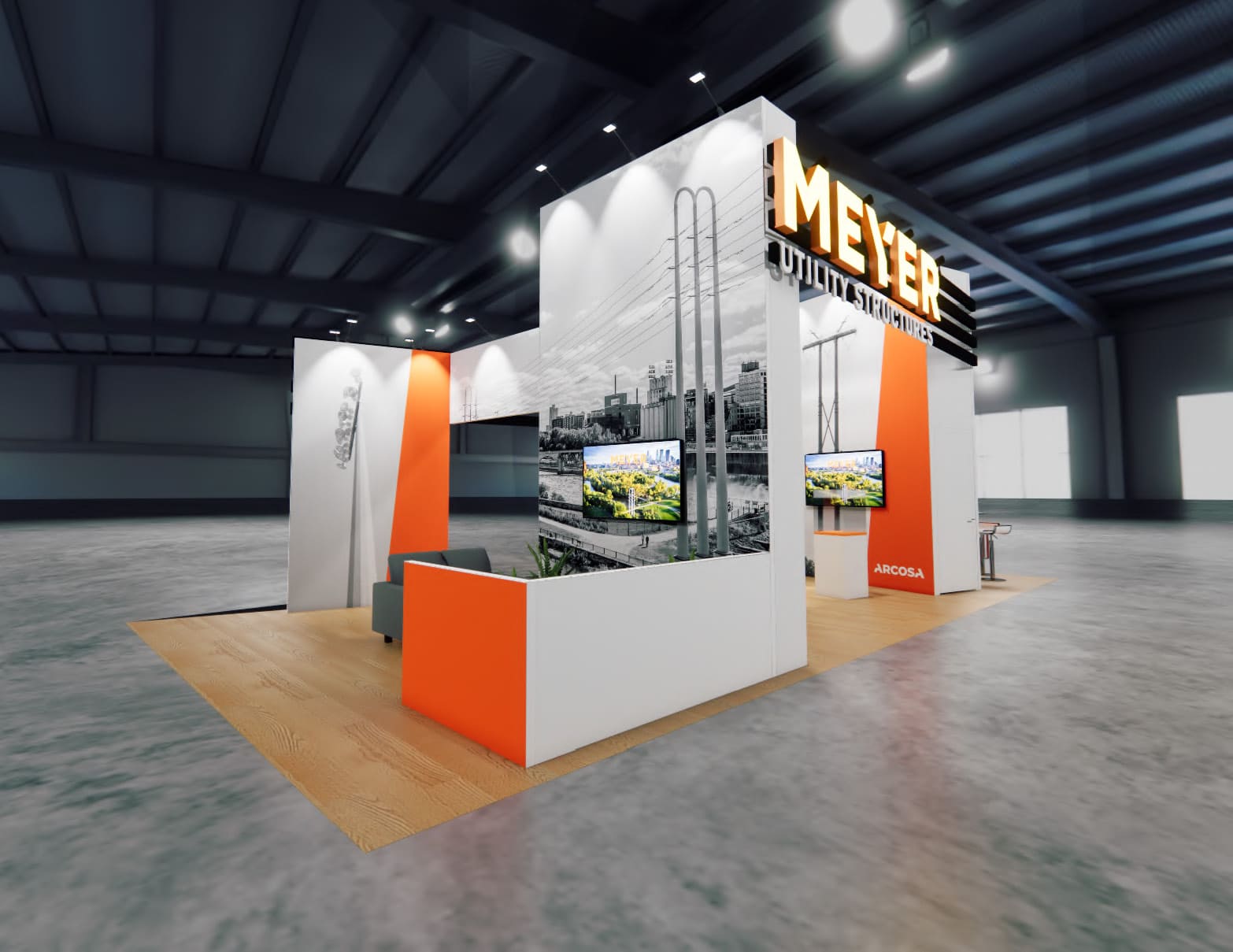 CEDIA trade show booth rental 20 x 40 — 20x40 Custom & Modular Exhibits exhibit rental in Las Vegas, catalog image 11