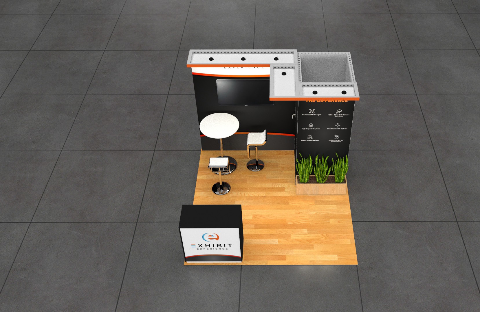 10 x 10 Affordable Trade Show Exhibit Rental Package – Option 2 — 10x10 10x10 Exhibit Rentals exhibit rental in Las Vegas, catalog image 6