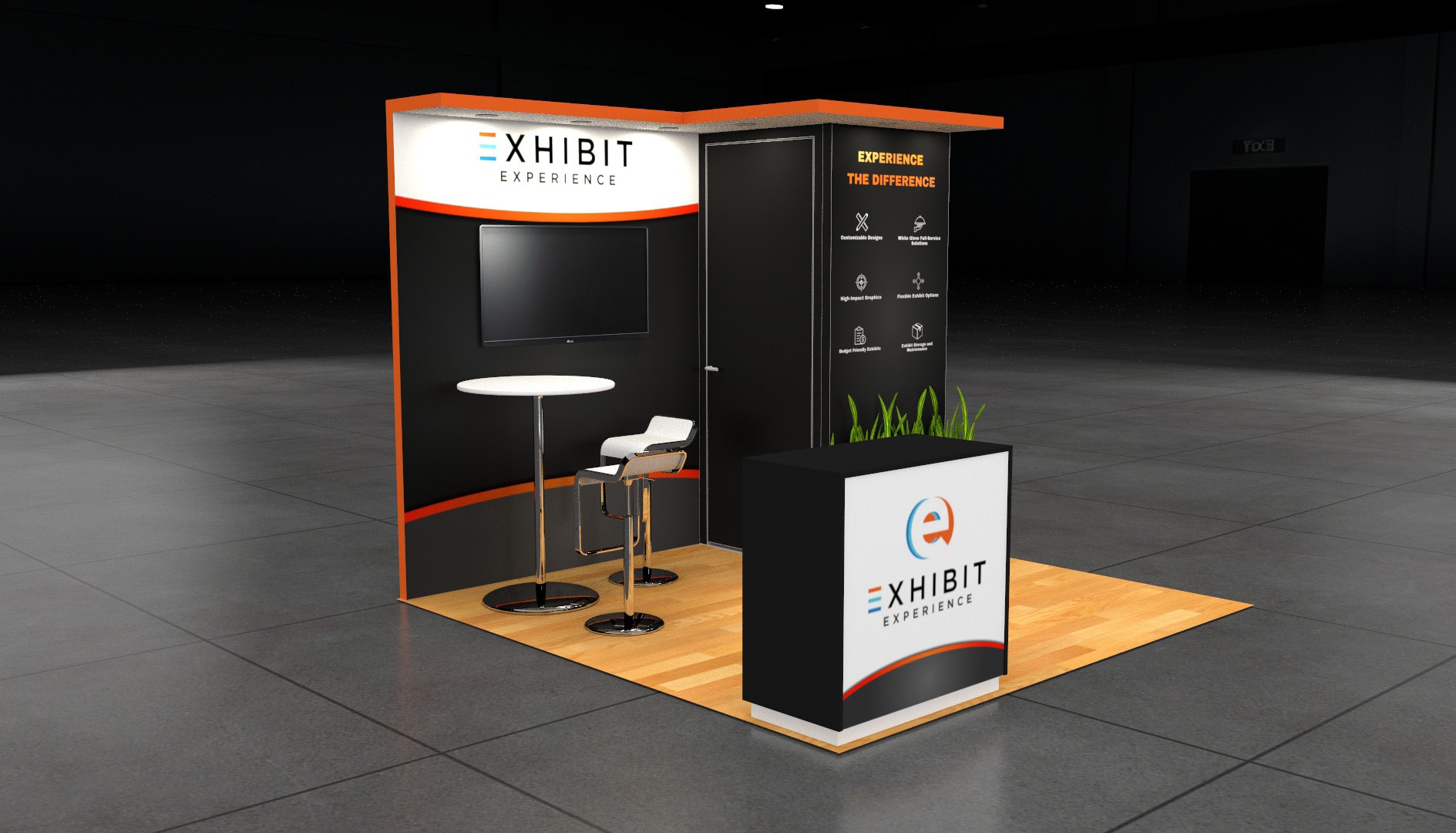 10 x 10 Affordable Trade Show Exhibit Rental Package – Option 2 — 10x10 10x10 Exhibit Rentals exhibit rental in Las Vegas, catalog image 5