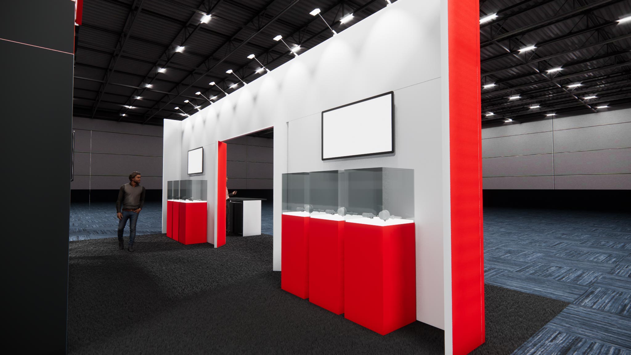 30x30 Double Deck Exhibit Rental – Engineering + Venue Approval — 30x30 30x30 Exhibit Rentals exhibit rental in Las Vegas, catalog image 8
