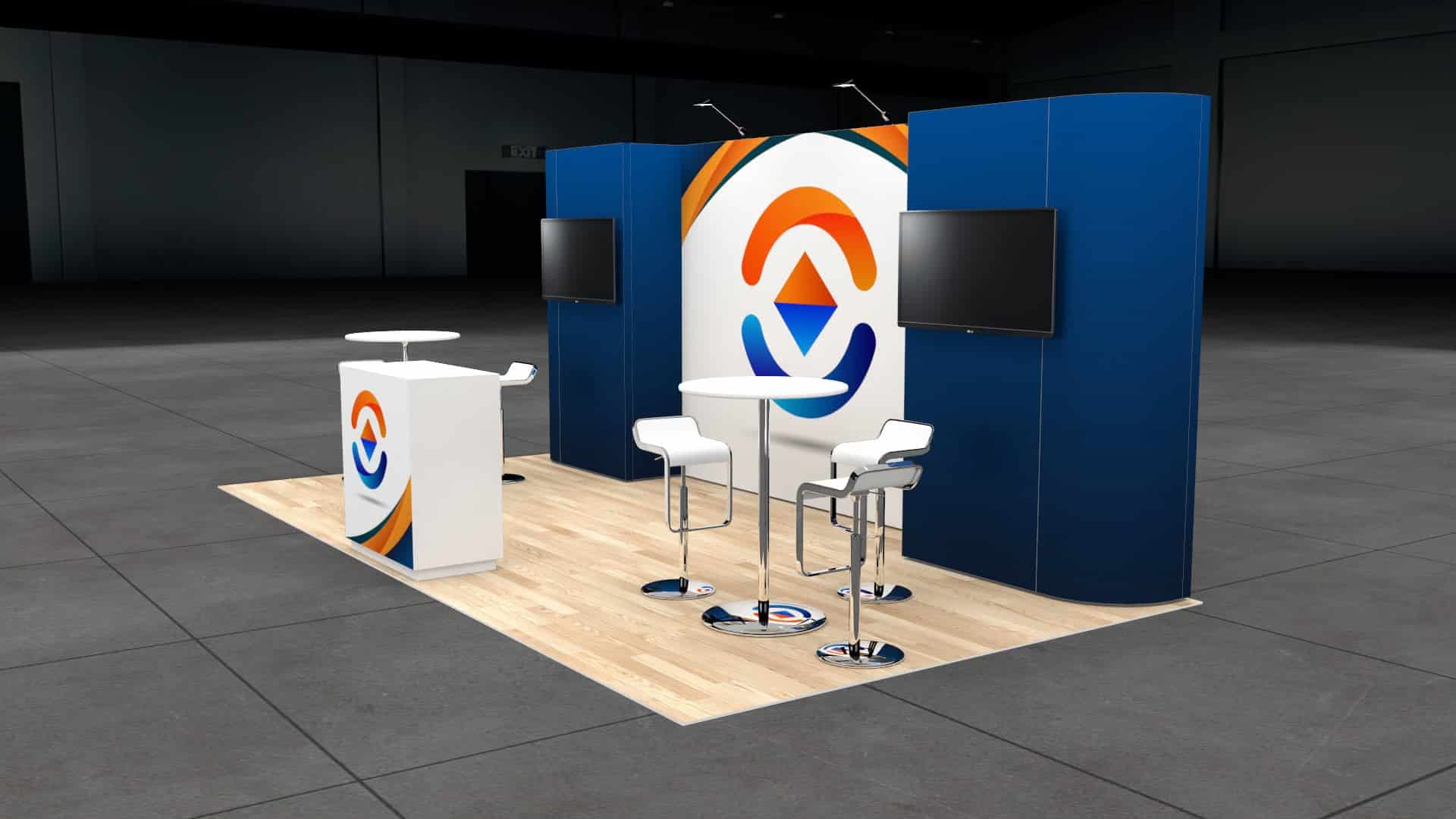 10x20 Trade Show Booth Rental — 10x20 Custom & Modular Exhibits exhibit rental in Las Vegas, catalog image 4