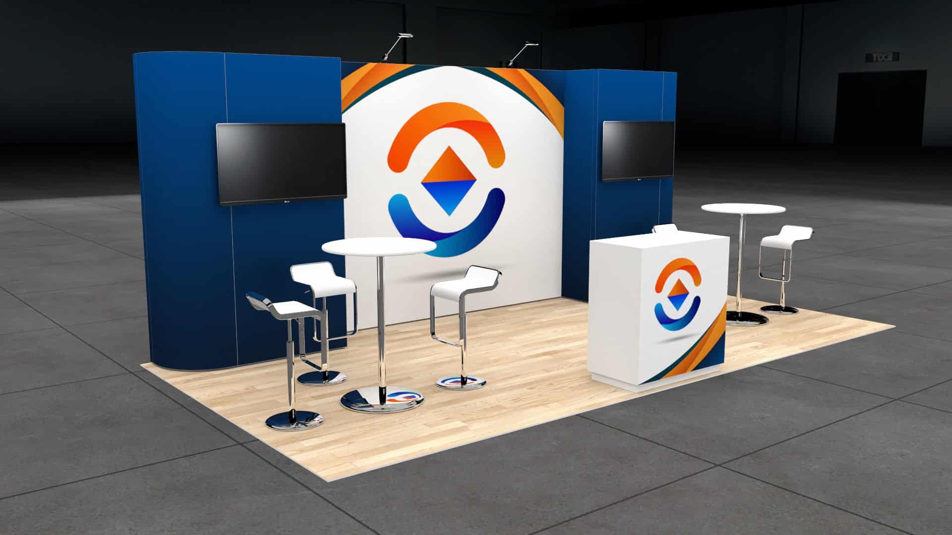 10x20 Trade Show Booth Rental — 10x20 Custom & Modular Exhibits exhibit rental in Las Vegas, catalog image 2