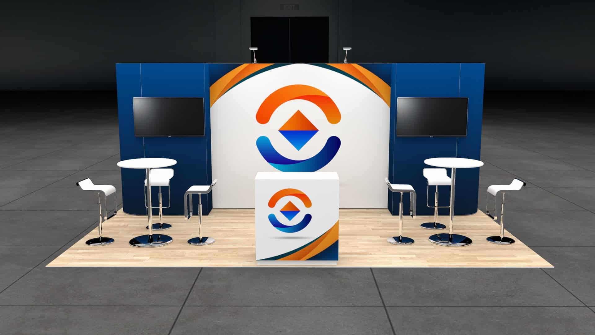 10x20 Trade Show Booth Rental — 10x20 Custom & Modular Exhibits exhibit rental in Las Vegas, catalog image 3