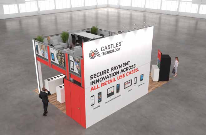 20x30 Two Story Trade Show Booth Rental – Compact Double Deck — 20x30 20x30 Exhibit Rentals exhibit rental in Las Vegas, catalog image 2