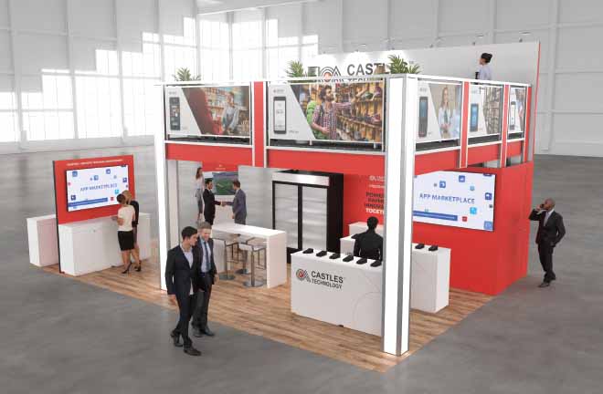 20x30 Two Story Trade Show Booth Rental – Compact Double Deck — 20x30 20x30 Exhibit Rentals exhibit rental in Las Vegas, catalog image 5