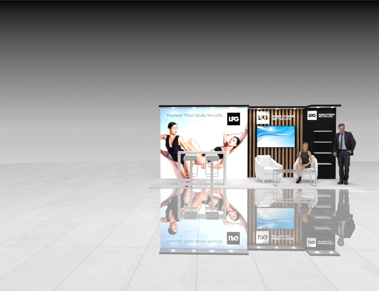 10x20 Trade Show Expo Booth Rental — 10x20 Custom & Modular Exhibits exhibit rental in Las Vegas, catalog image 8