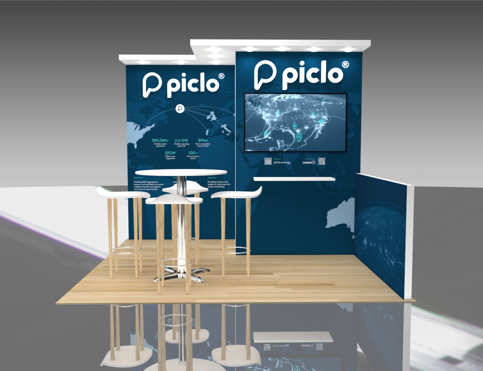10 x 10 Trade Show Stand Display Booth Rental — 10x10 Custom & Modular Exhibits exhibit rental in Las Vegas, catalog image 3