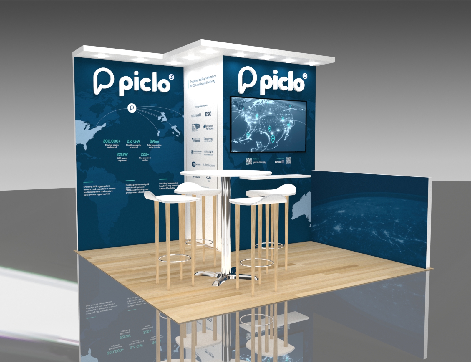 10 x 10 Trade Show Stand Display Booth Rental — 10x10 Custom & Modular Exhibits exhibit rental in Las Vegas, catalog image 4