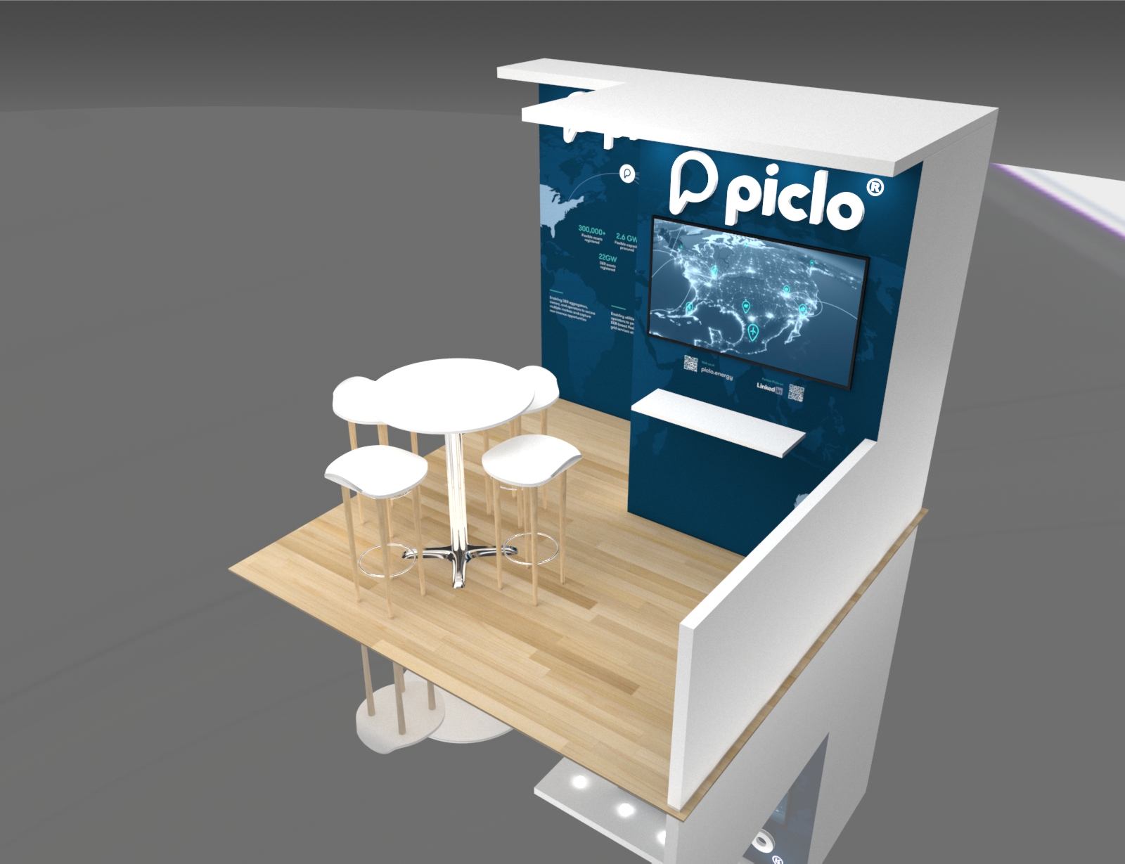 10 x 10 Trade Show Stand Display Booth Rental — 10x10 Custom & Modular Exhibits exhibit rental in Las Vegas, catalog image 2
