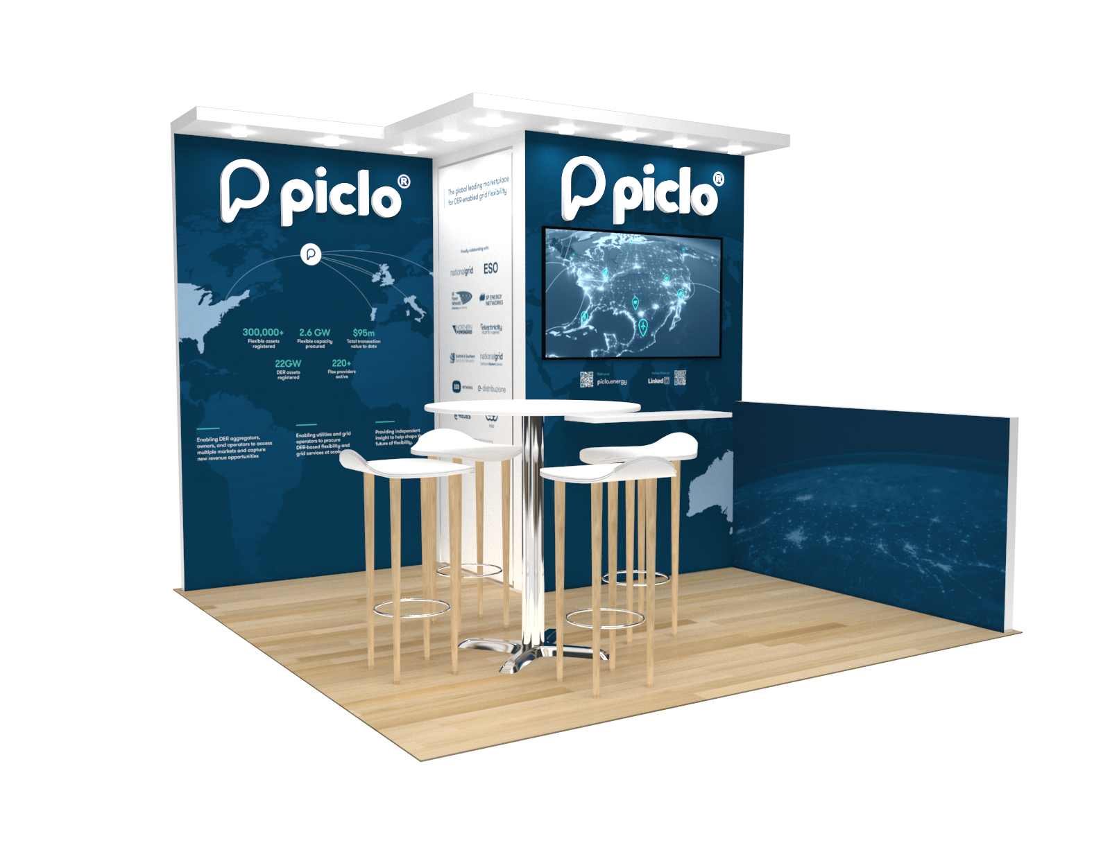10 x 10 Trade Show Stand Display Booth Rental — 10x10 Custom & Modular Exhibits exhibit rental in Las Vegas, catalog image 5