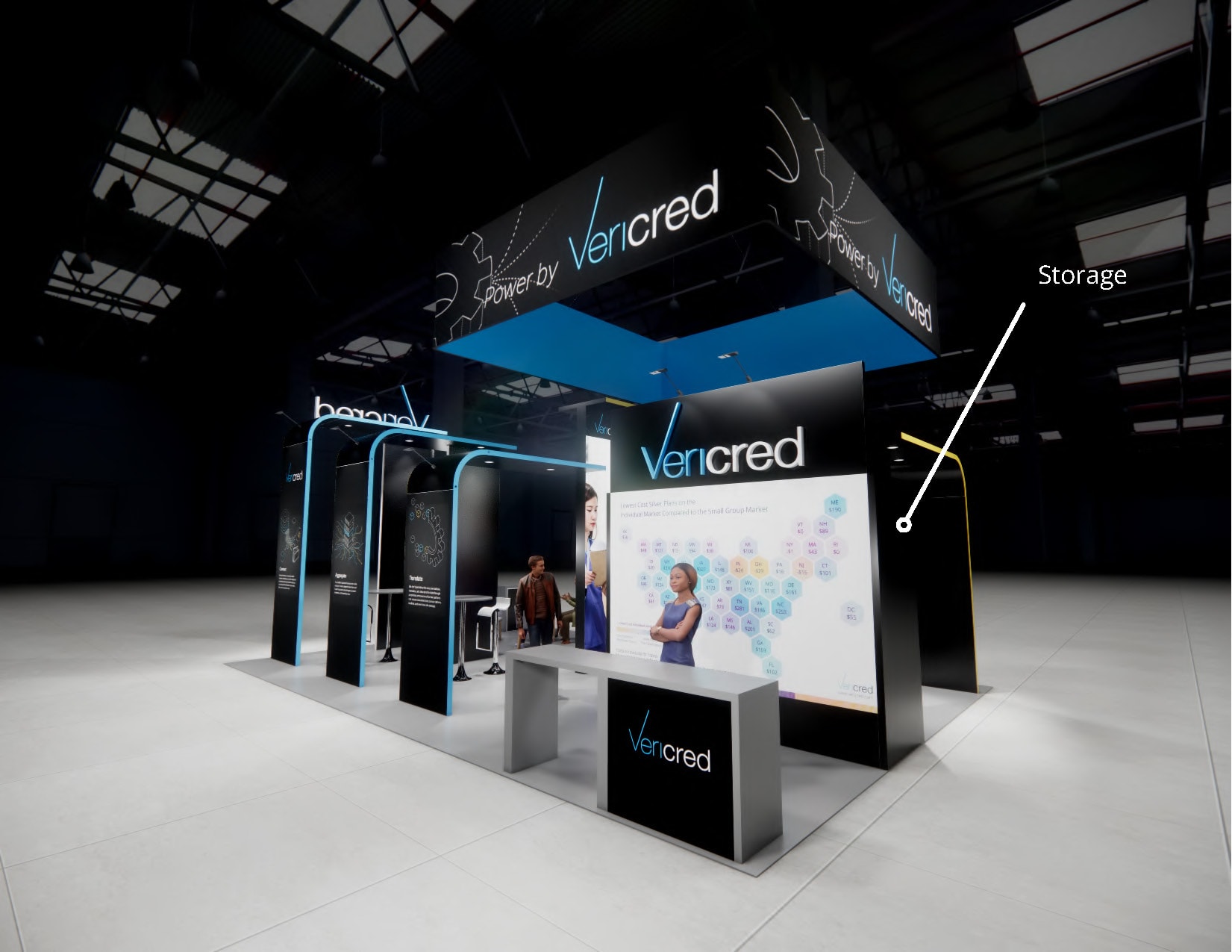 20 x 30 Modular Exhibit Rental — 20x30 Custom & Modular Exhibits exhibit rental in Las Vegas, catalog image 8