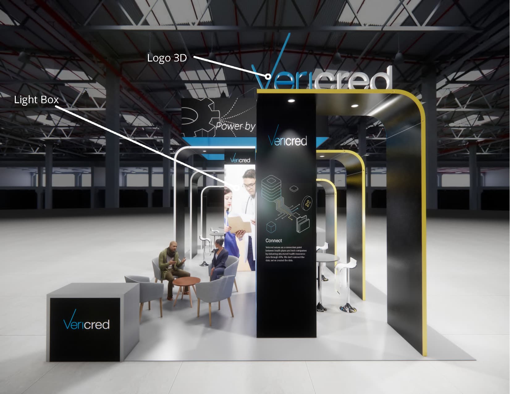 20 x 30 Modular Exhibit Rental — 20x30 Custom & Modular Exhibits exhibit rental in Las Vegas, catalog image 4