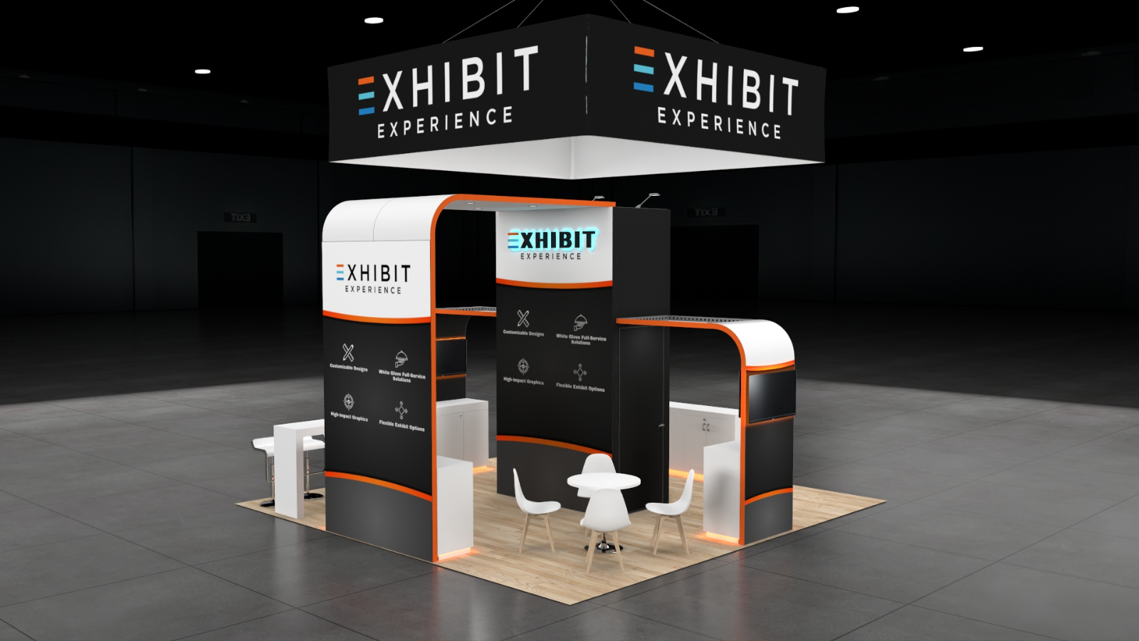 20 x 20 Affordable Trade Show Exhibit Rental Package – Option 2 — 20x20 20x20 Exhibit Rentals exhibit rental in Las Vegas, catalog image 4