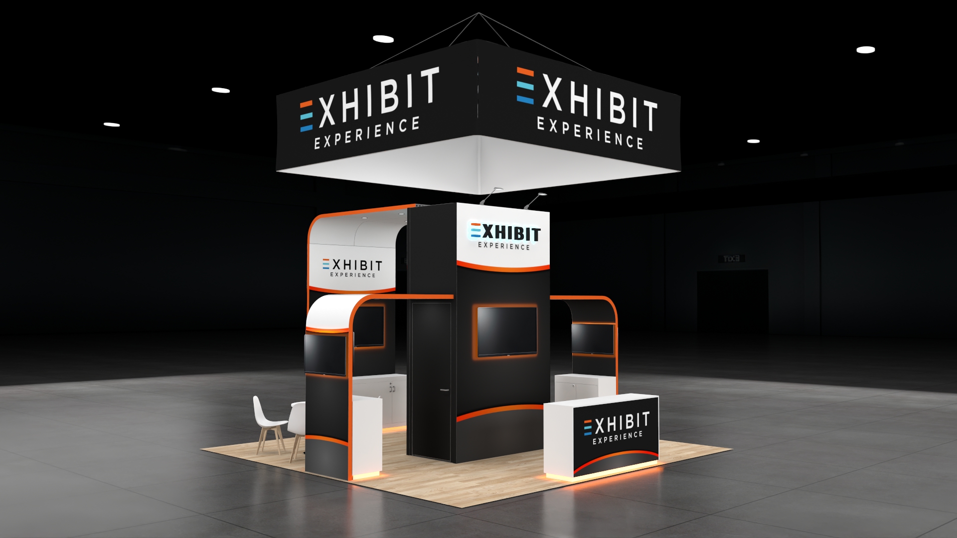 20 x 20 Affordable Trade Show Exhibit Rental Package – Option 2 — 20x20 20x20 Exhibit Rentals exhibit rental in Las Vegas, catalog image 3