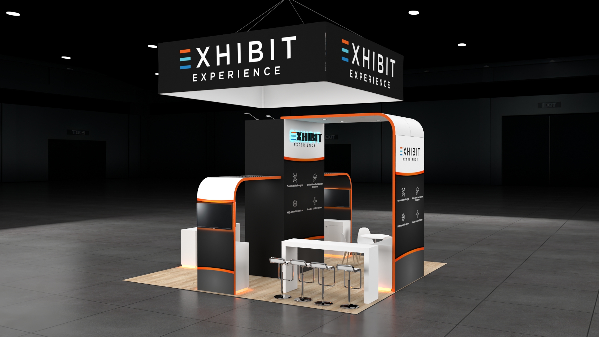 20 x 20 Affordable Trade Show Exhibit Rental Package – Option 2 — 20x20 20x20 Exhibit Rentals exhibit rental in Las Vegas, catalog image 5
