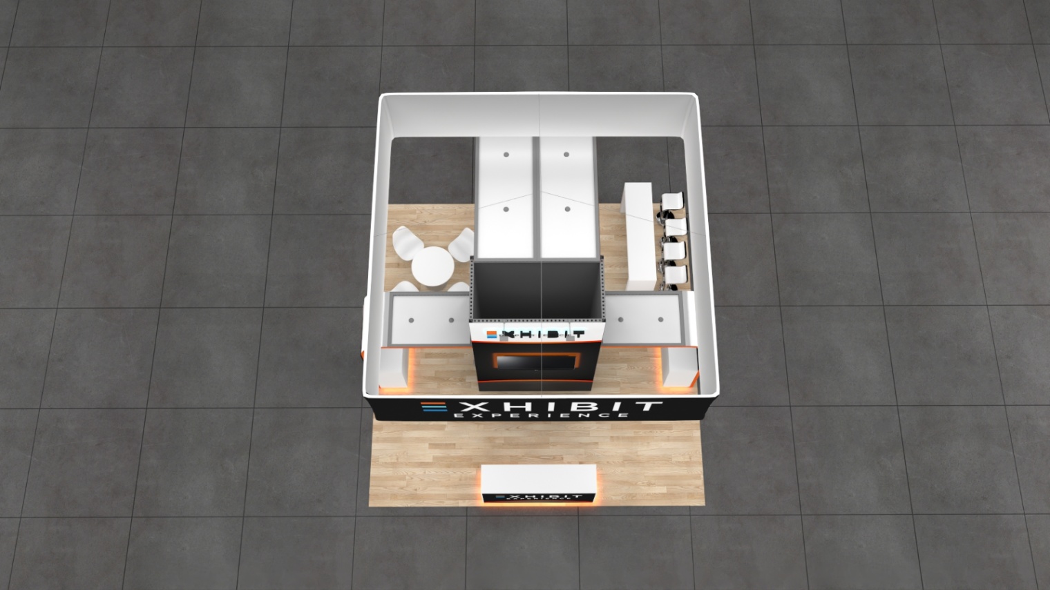 20 x 20 Affordable Trade Show Exhibit Rental Package – Option 2 — 20x20 20x20 Exhibit Rentals exhibit rental in Las Vegas, catalog image 6