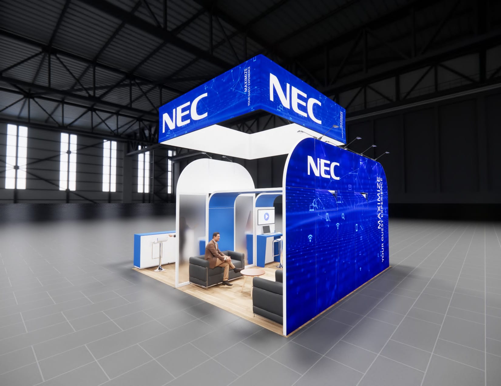 IFE Las Vegas trade show exhibit rental 20 x 20 — 20x20 Custom & Modular Exhibits exhibit rental in Las Vegas, catalog image 8