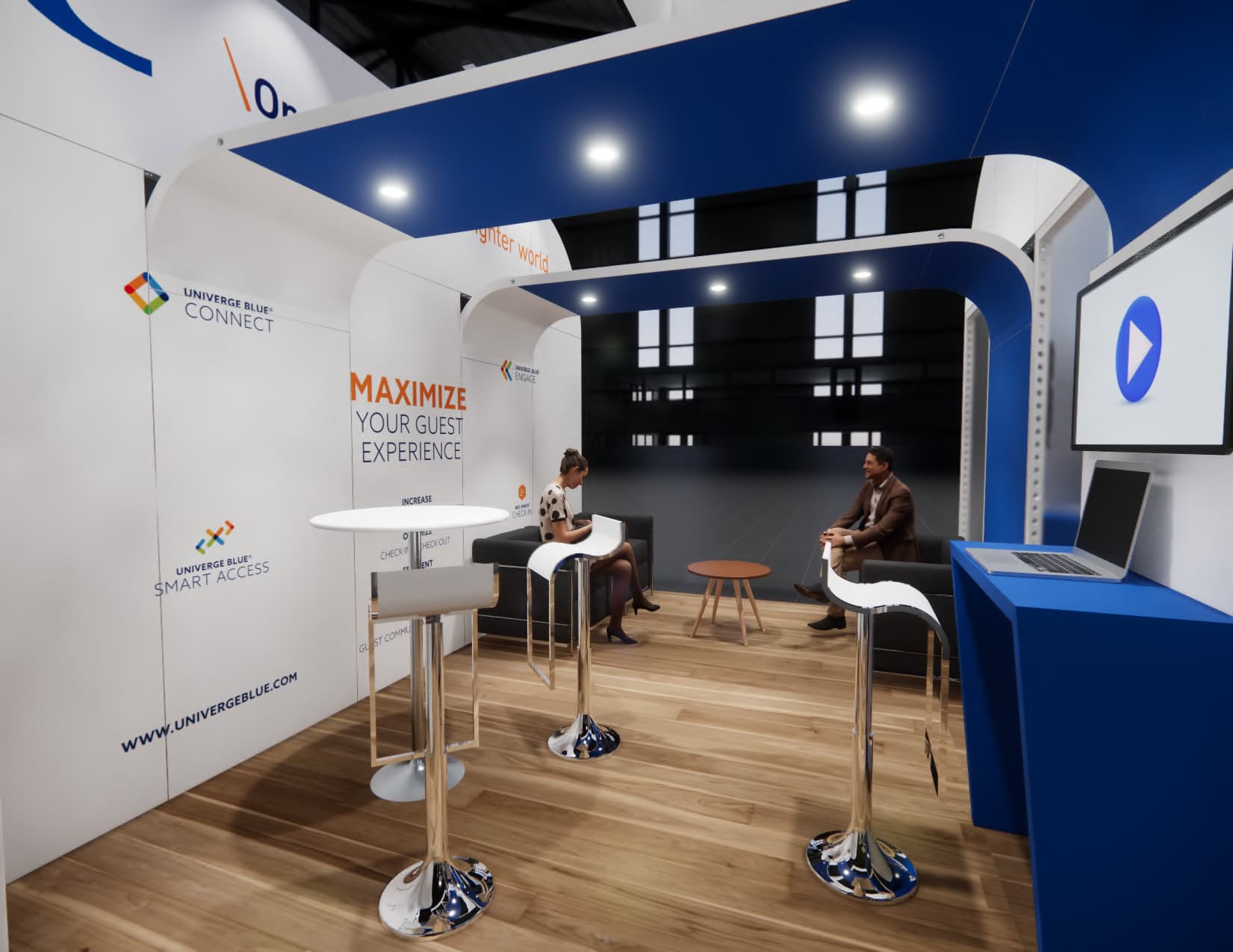 IFE Las Vegas trade show exhibit rental 20 x 20 — 20x20 Custom & Modular Exhibits exhibit rental in Las Vegas, catalog image 2