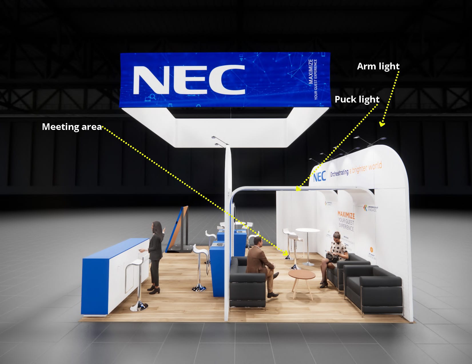 IFE Las Vegas trade show exhibit rental 20 x 20 — 20x20 Custom & Modular Exhibits exhibit rental in Las Vegas, catalog image 9