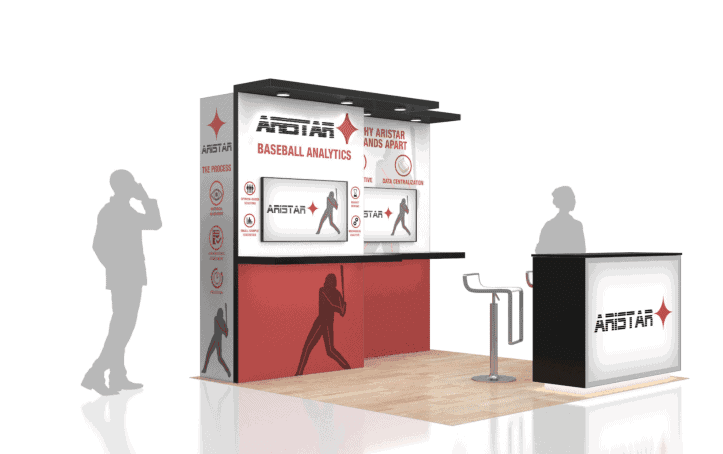 10 x 10 Sporting Competition Exhibit Rental — 10x10 Custom & Modular Exhibits exhibit rental in Las Vegas, catalog image 3