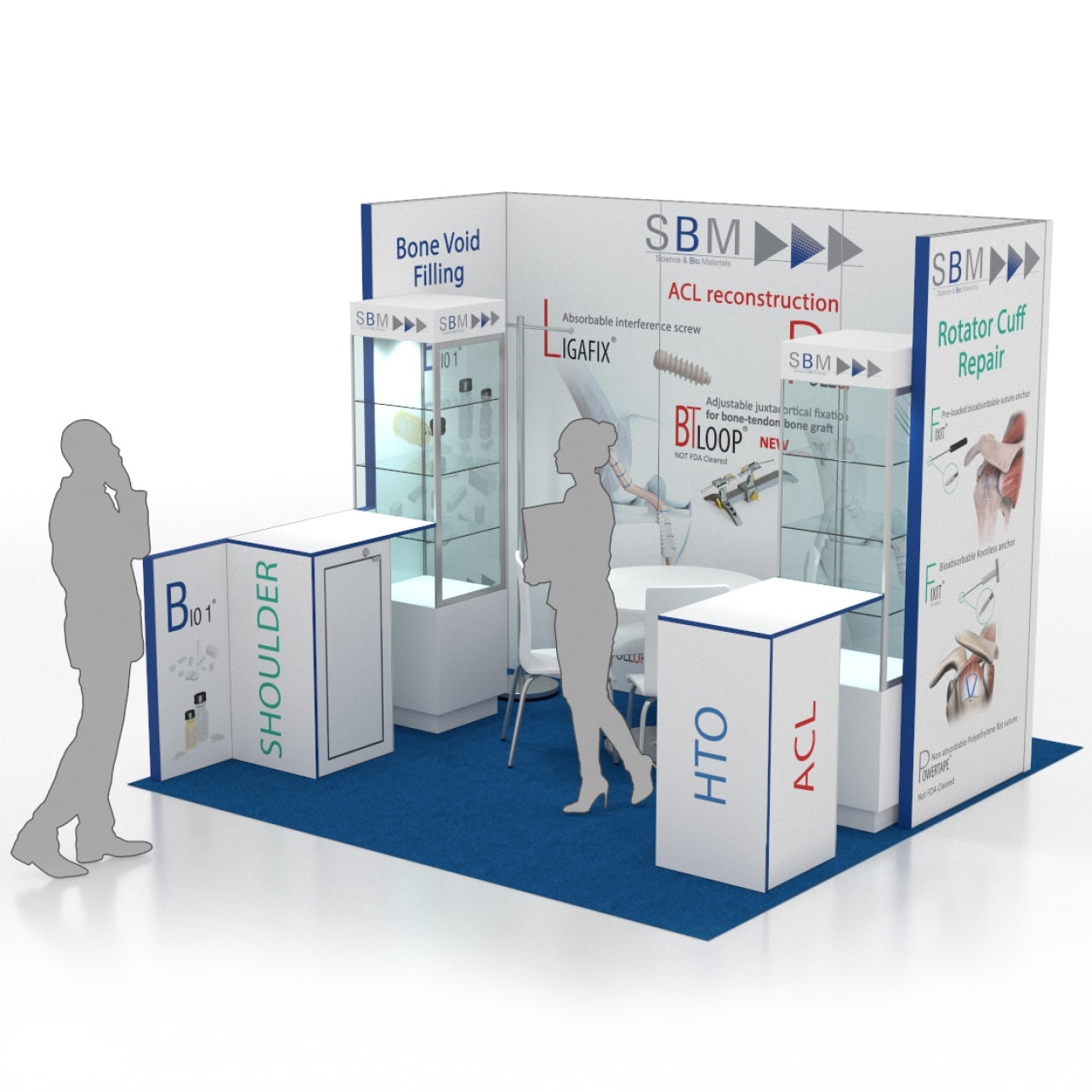 10 x 10 Trade Show Booth 1.2 — 10x10 Custom & Modular Exhibits exhibit rental in Las Vegas, primary catalog image