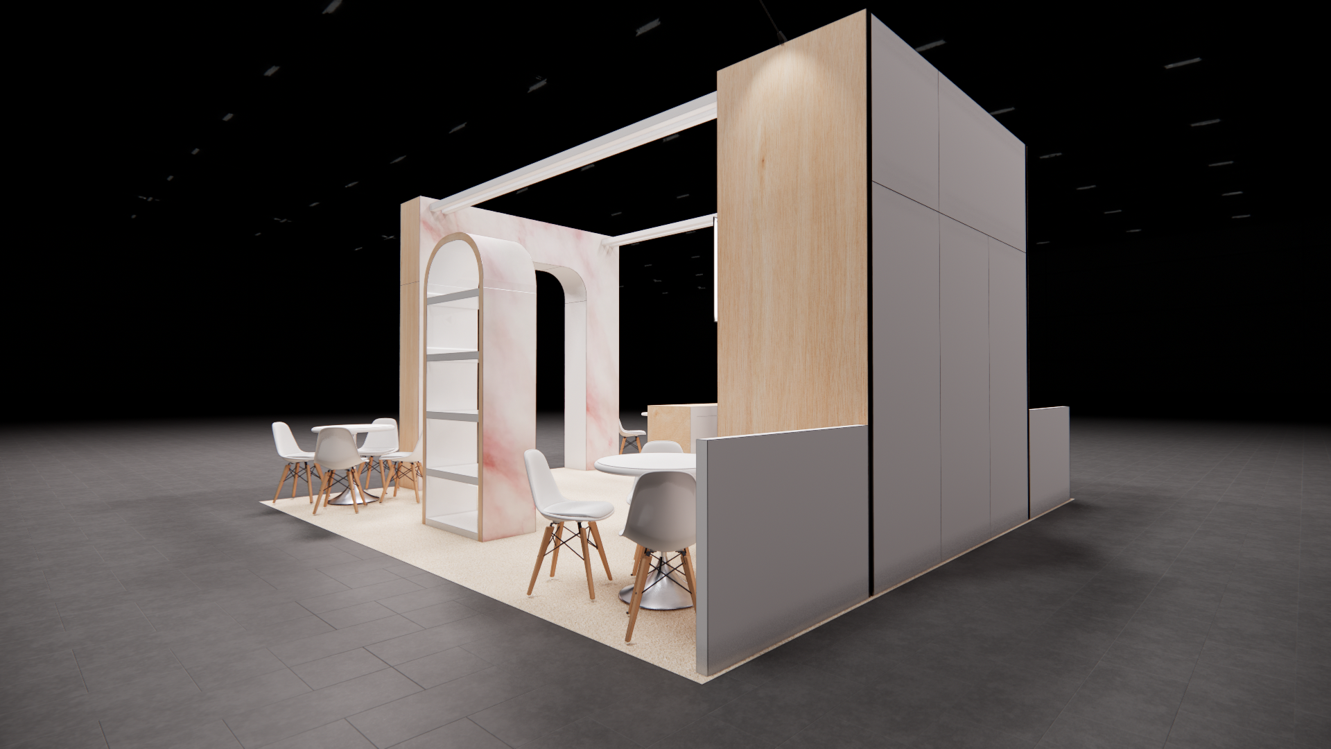 20x20 LED Exhibit Rental in Las Vegas — 20x20 trade show exhibit rental in Las Vegas, primary catalog image