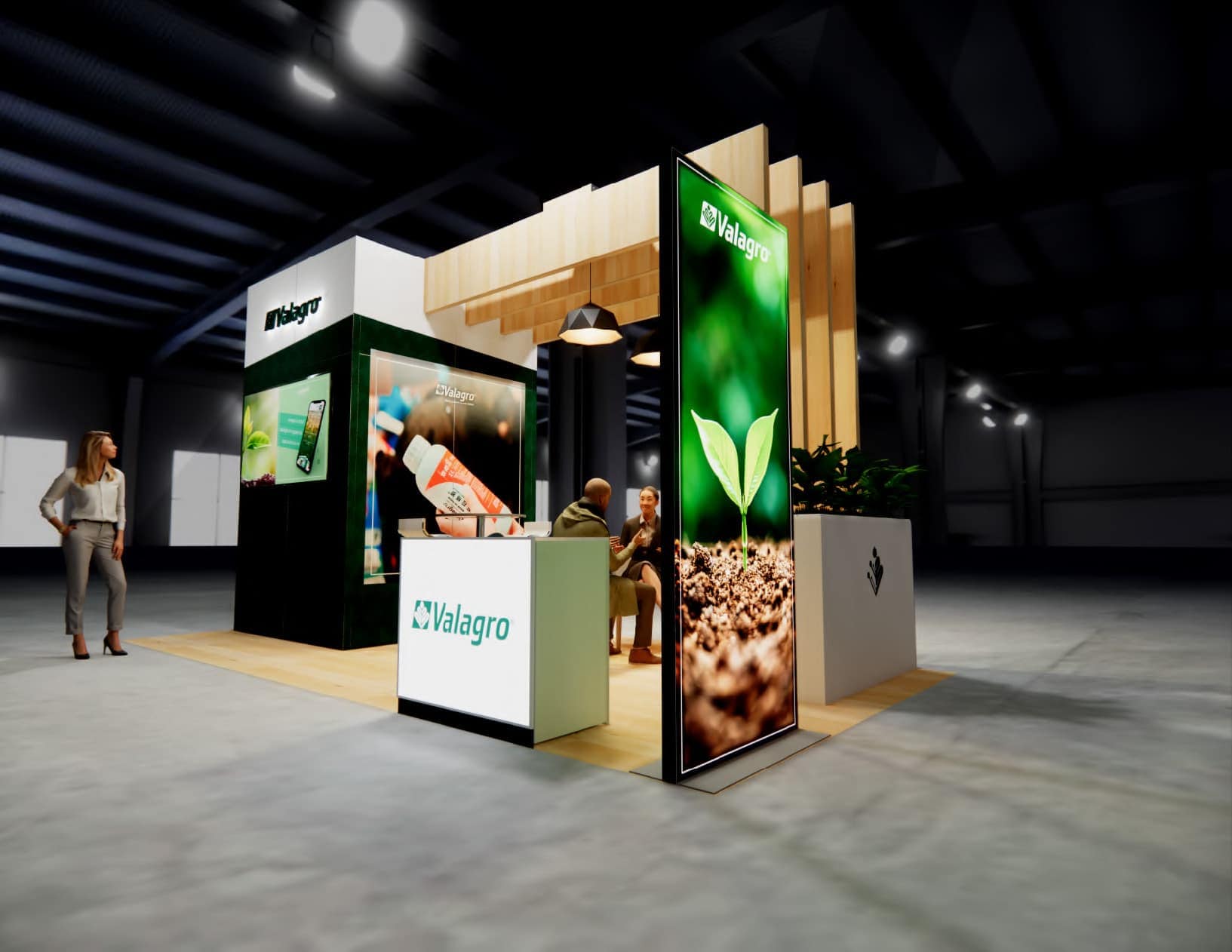 Las Vegas Island trade show booth - 10x20 booth — 10x20 Custom & Modular Exhibits exhibit rental in Las Vegas, primary catalog image