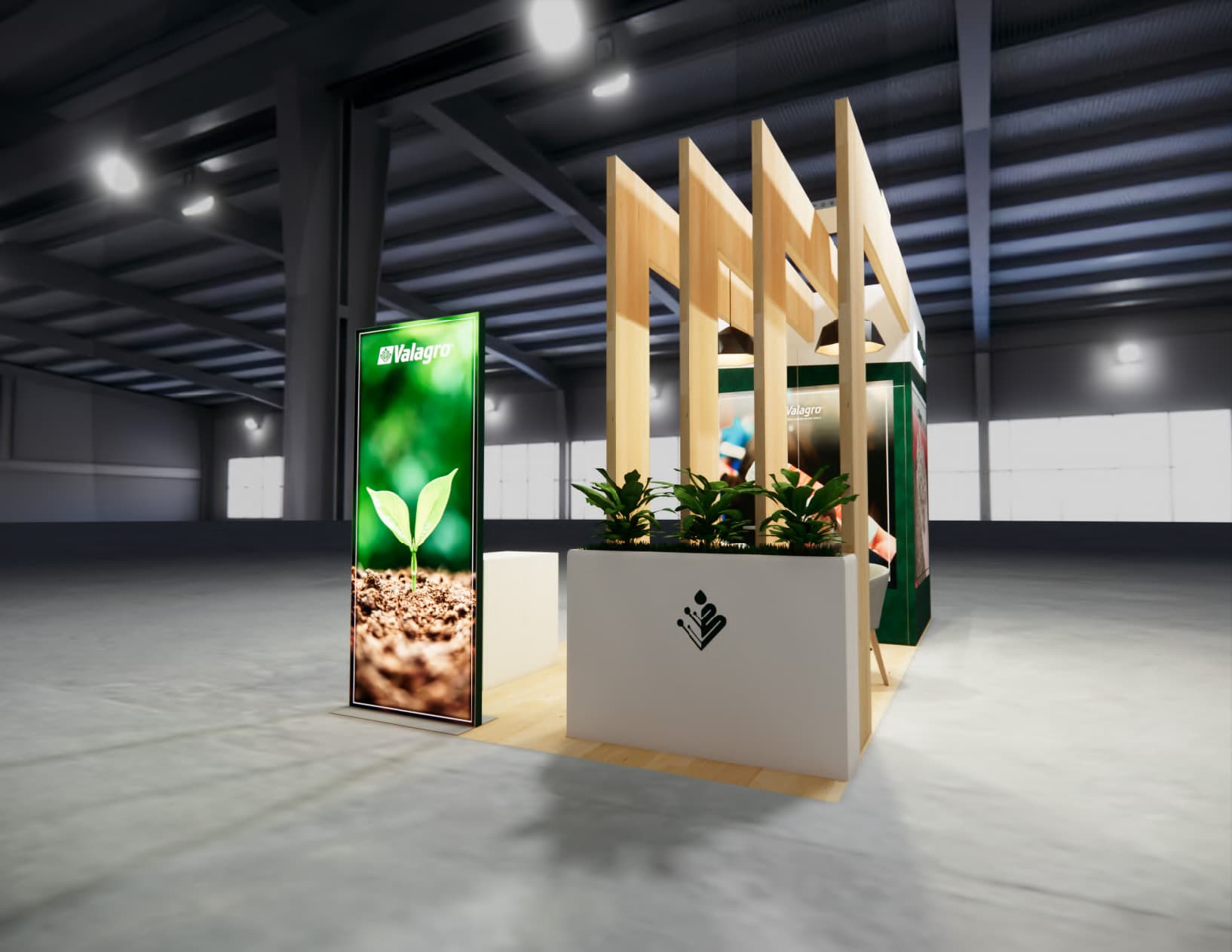 Las Vegas Island trade show booth - 10x20 booth — 10x20 Custom & Modular Exhibits exhibit rental in Las Vegas, catalog image 3