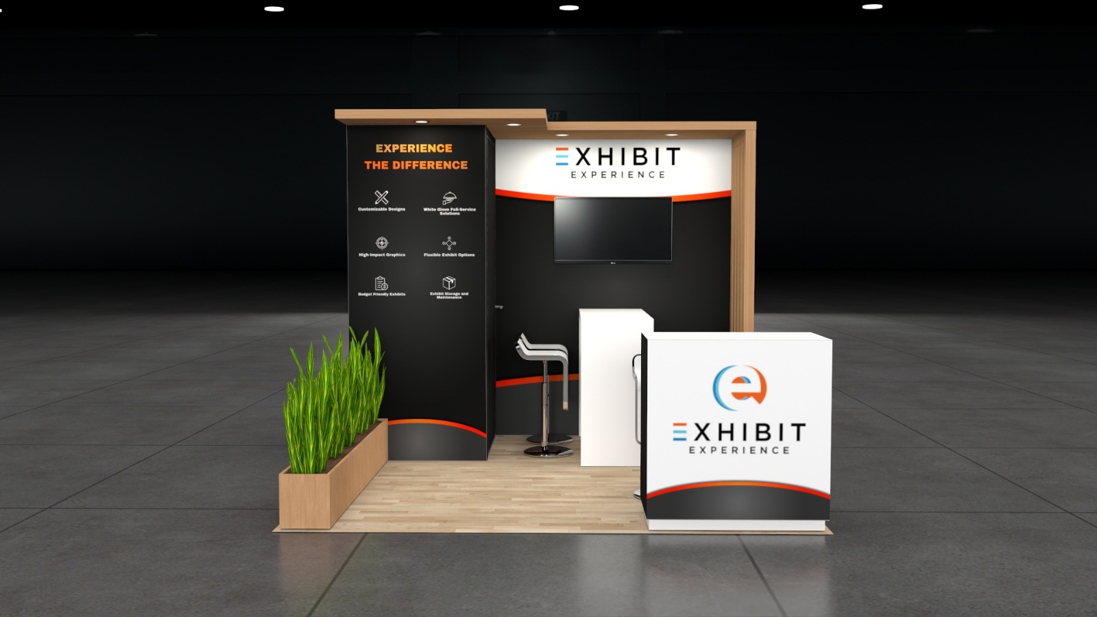 10 x 10 Affordable Trade Show Exhibit Rental Package - Option 1 — 10x10 10x10 Exhibit Rentals exhibit rental in Las Vegas, catalog image 5