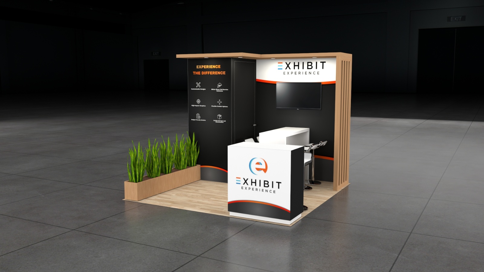 10 x 10 Affordable Trade Show Exhibit Rental Package - Option 1 — 10x10 10x10 Exhibit Rentals exhibit rental in Las Vegas, catalog image 3