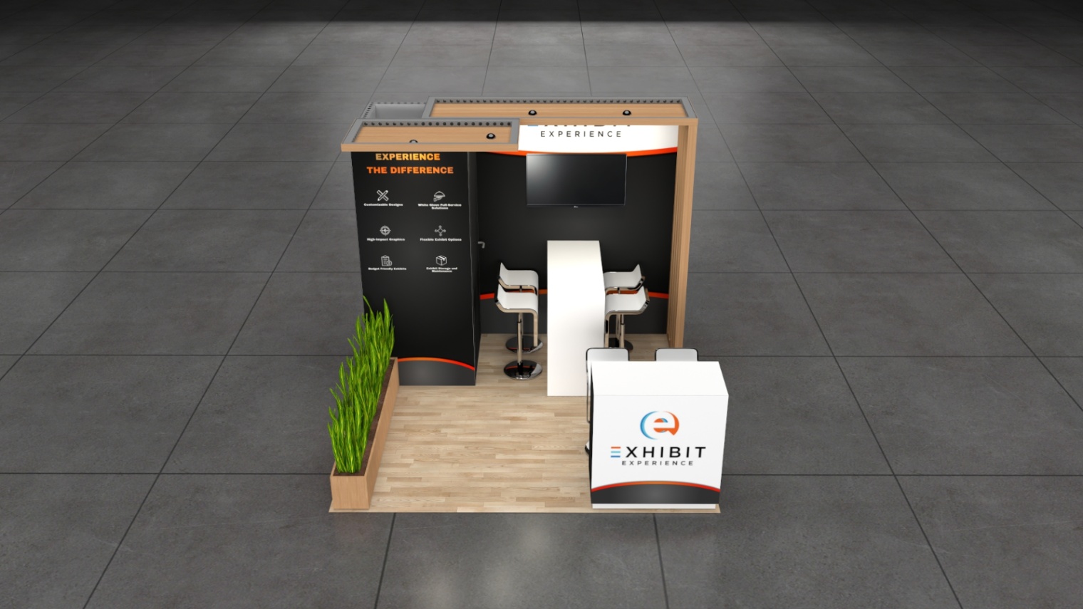 Affordable trade show exhibit rental with published package pricing