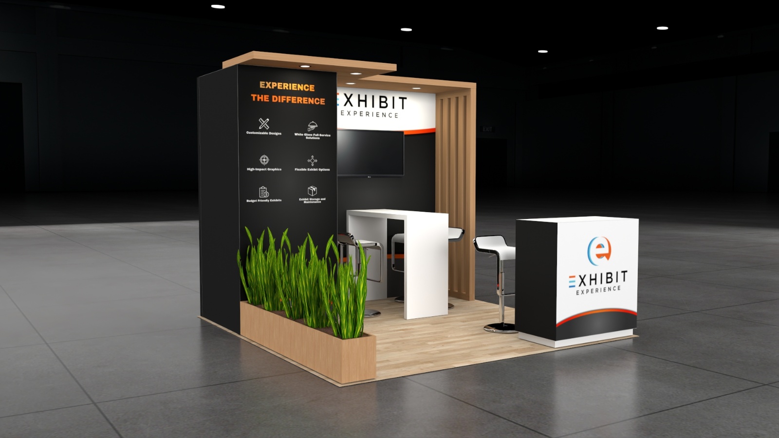 10 x 10 Affordable Trade Show Exhibit Rental Package - Option 1 — 10x10 10x10 Exhibit Rentals exhibit rental in Las Vegas, catalog image 4