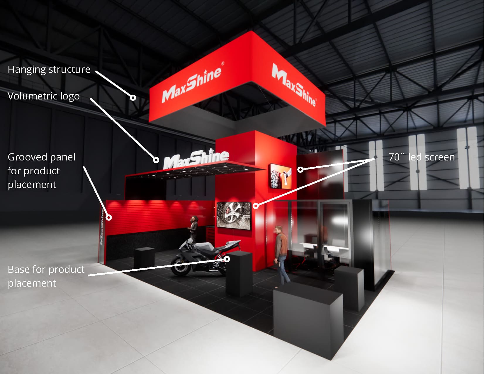 AAPEX Las Vegas trade show stand rental 20 x 30 — 20x30 Custom & Modular Exhibits exhibit rental in Las Vegas, catalog image 2