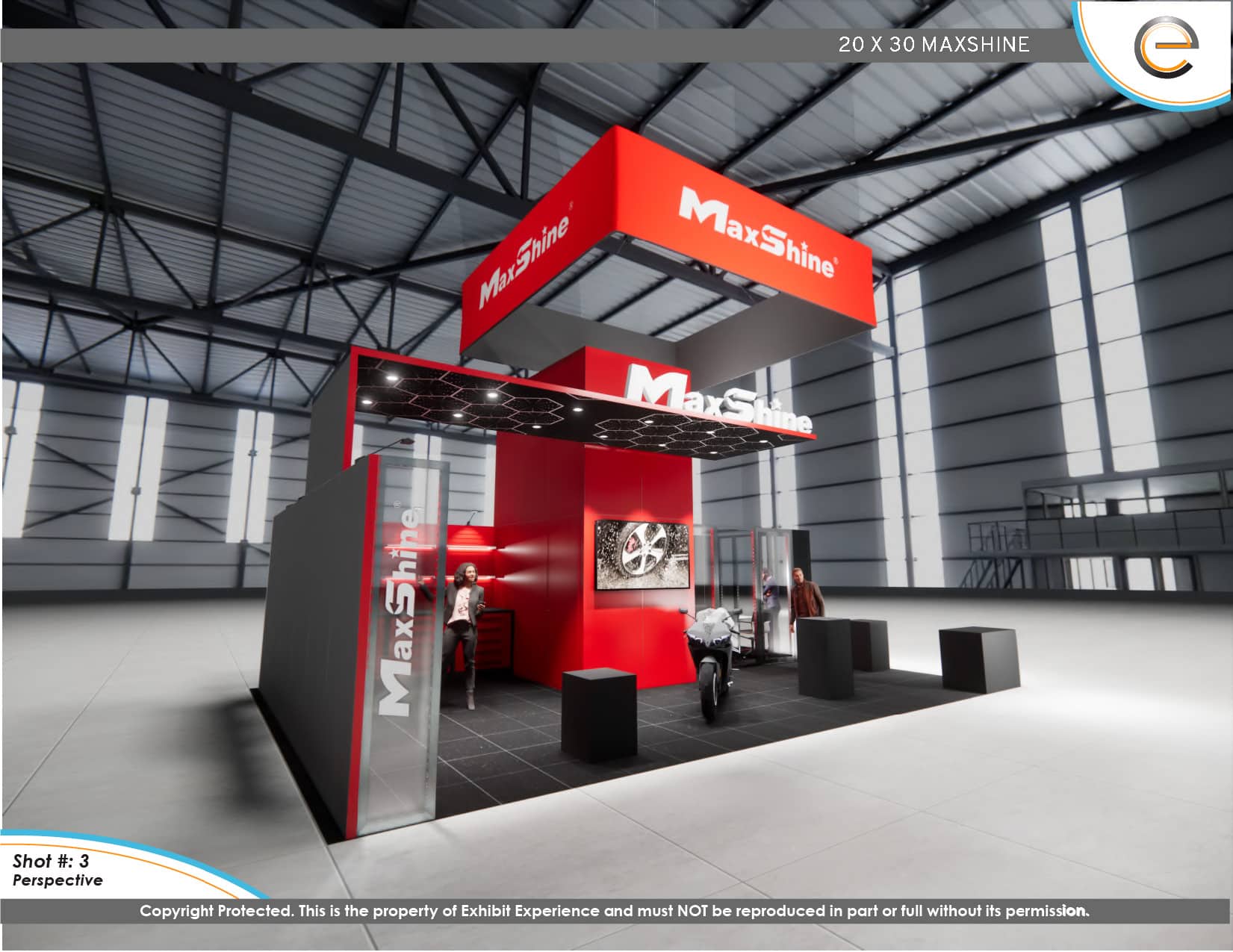 AAPEX Las Vegas trade show stand rental 20 x 30 — 20x30 Custom & Modular Exhibits exhibit rental in Las Vegas, primary catalog image