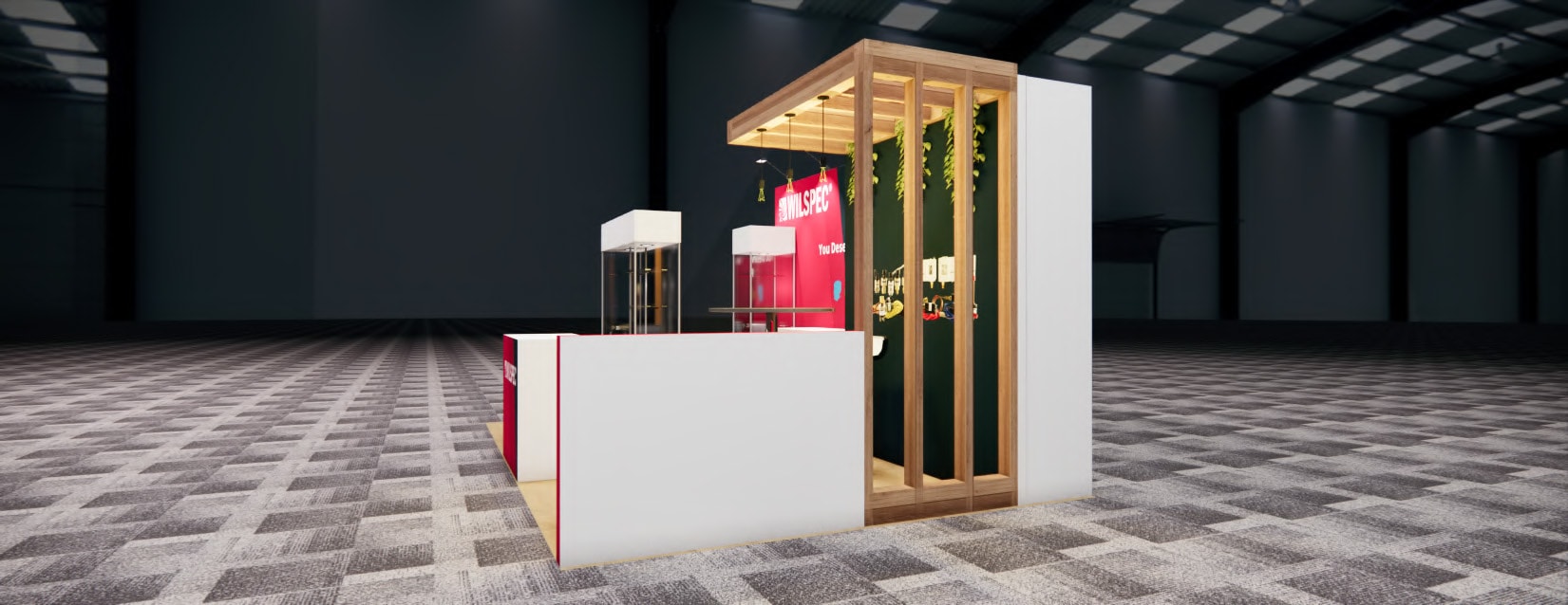 MJBIZCON trade show booth 10 x 20 trade show display rental — 10x20 Custom & Modular Exhibits exhibit rental in Las Vegas, catalog image 4