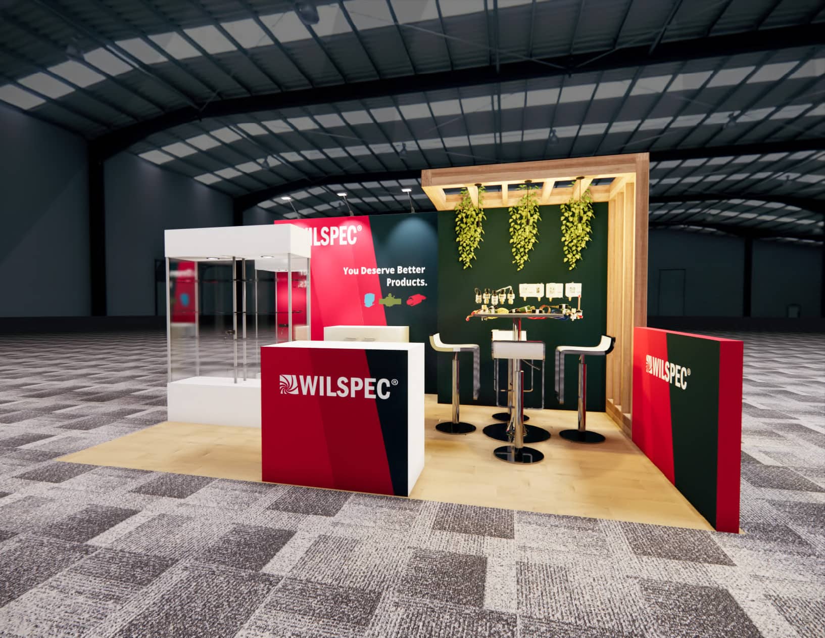 MJBIZCON trade show booth 10 x 20 trade show display rental — 10x20 Custom & Modular Exhibits exhibit rental in Las Vegas, primary catalog image