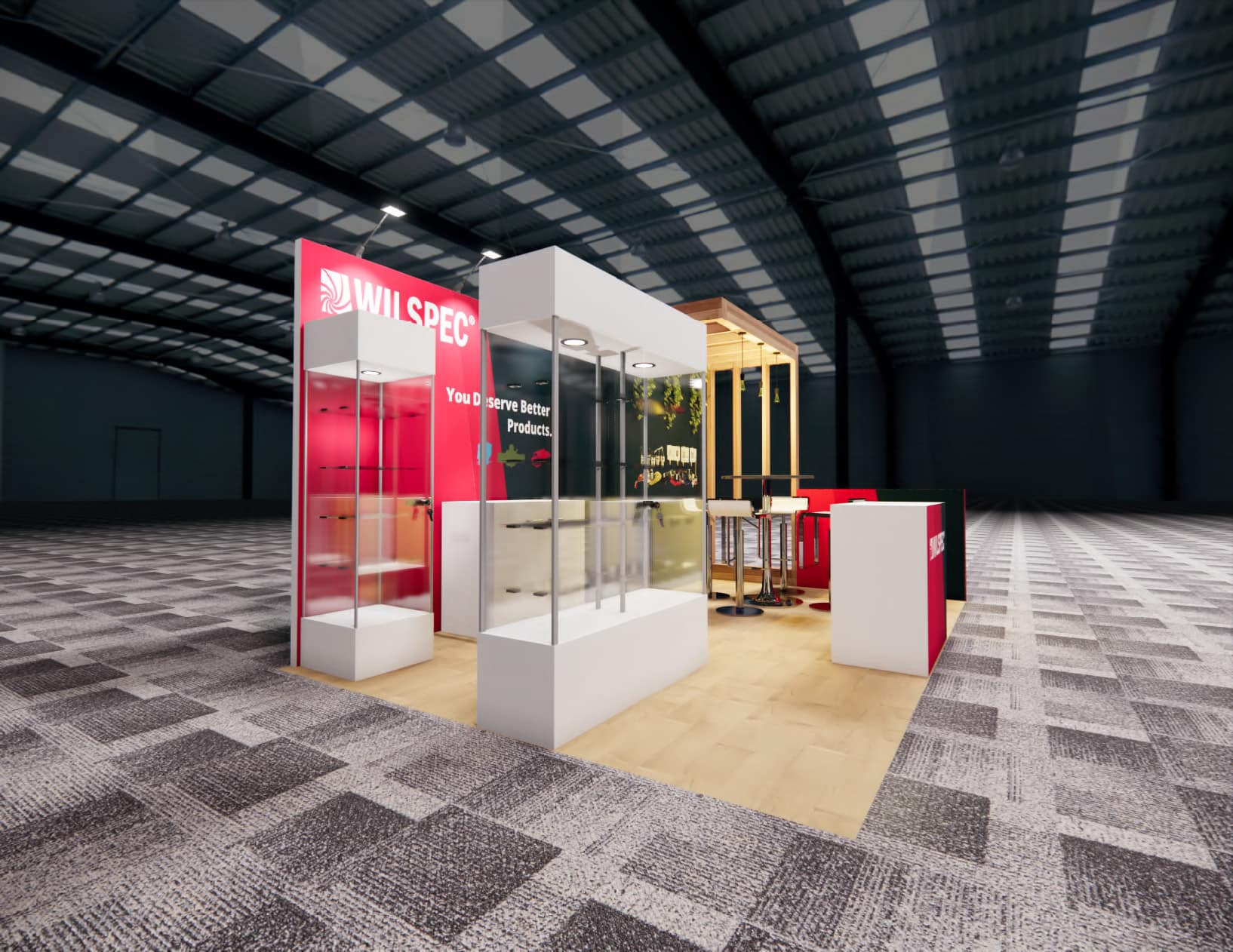 MJBIZCON trade show booth 10 x 20 trade show display rental — 10x20 Custom & Modular Exhibits exhibit rental in Las Vegas, catalog image 5