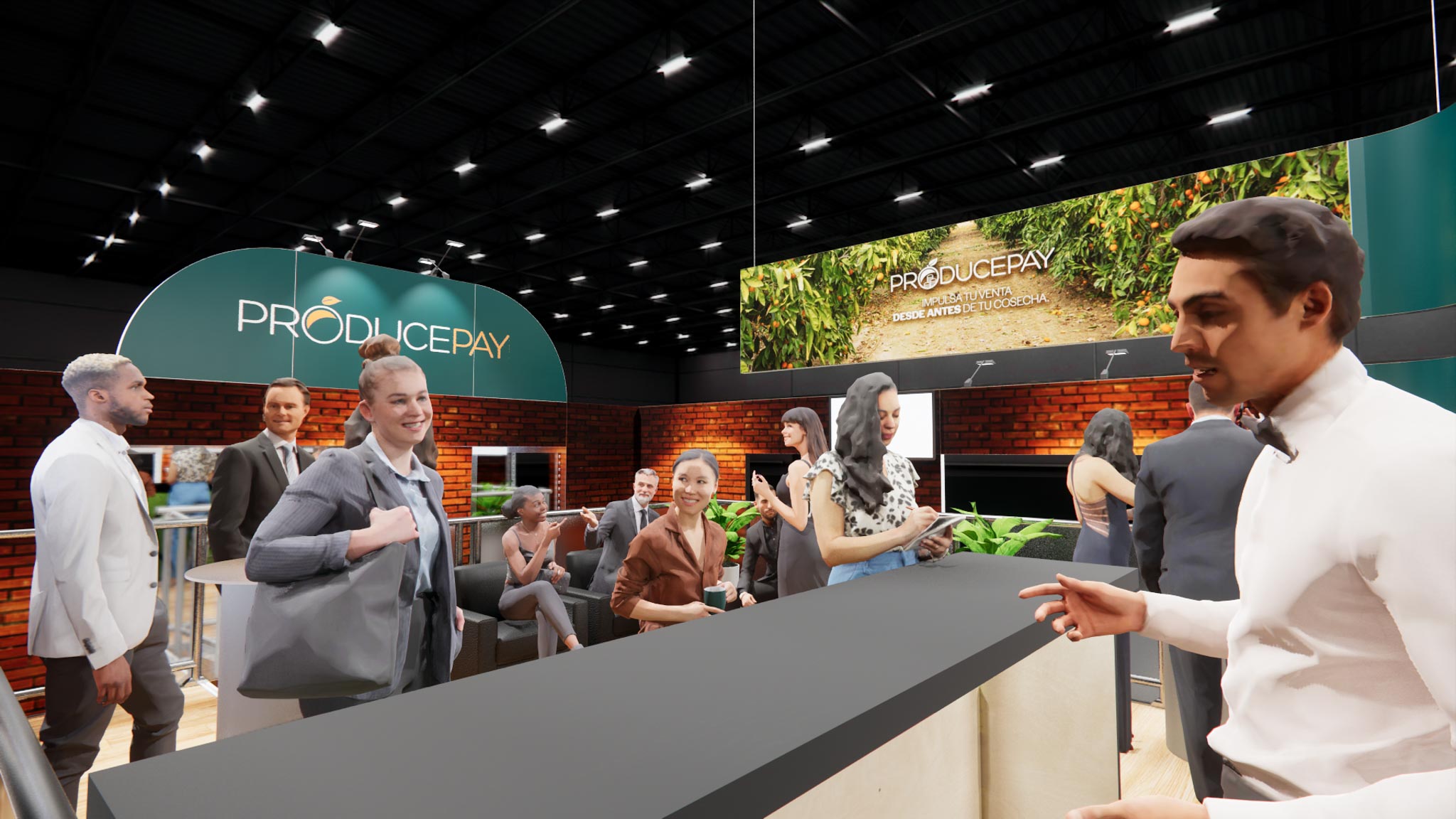 20x40 Two Story Trade Show Booth Rentals – Meeting Rooms + Storage — 20x40 Custom & Modular Exhibits exhibit rental in Las Vegas, catalog image 8