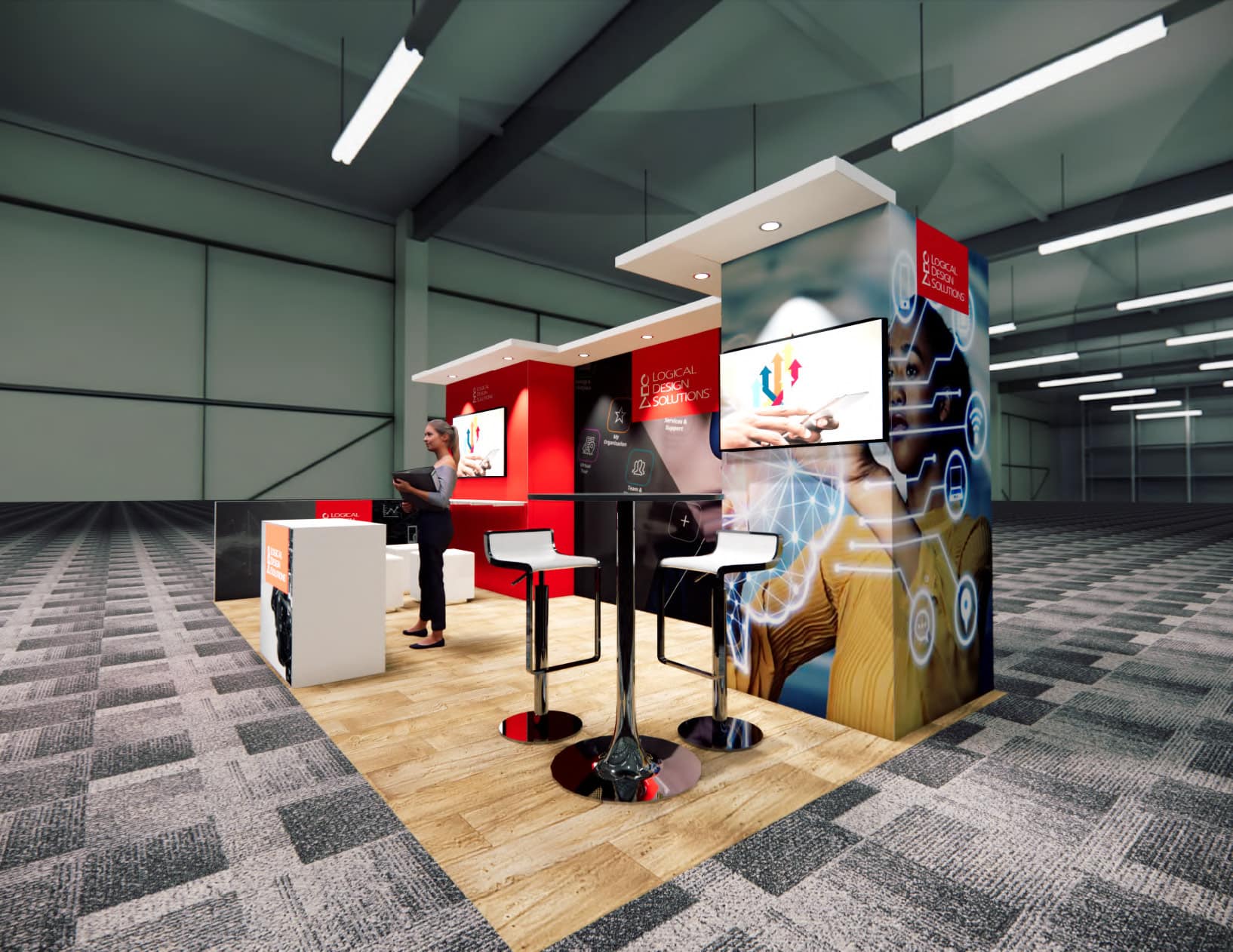 PPAI trade show booth - 10x20 display rental — 10x20 Custom & Modular Exhibits exhibit rental in Las Vegas, catalog image 3