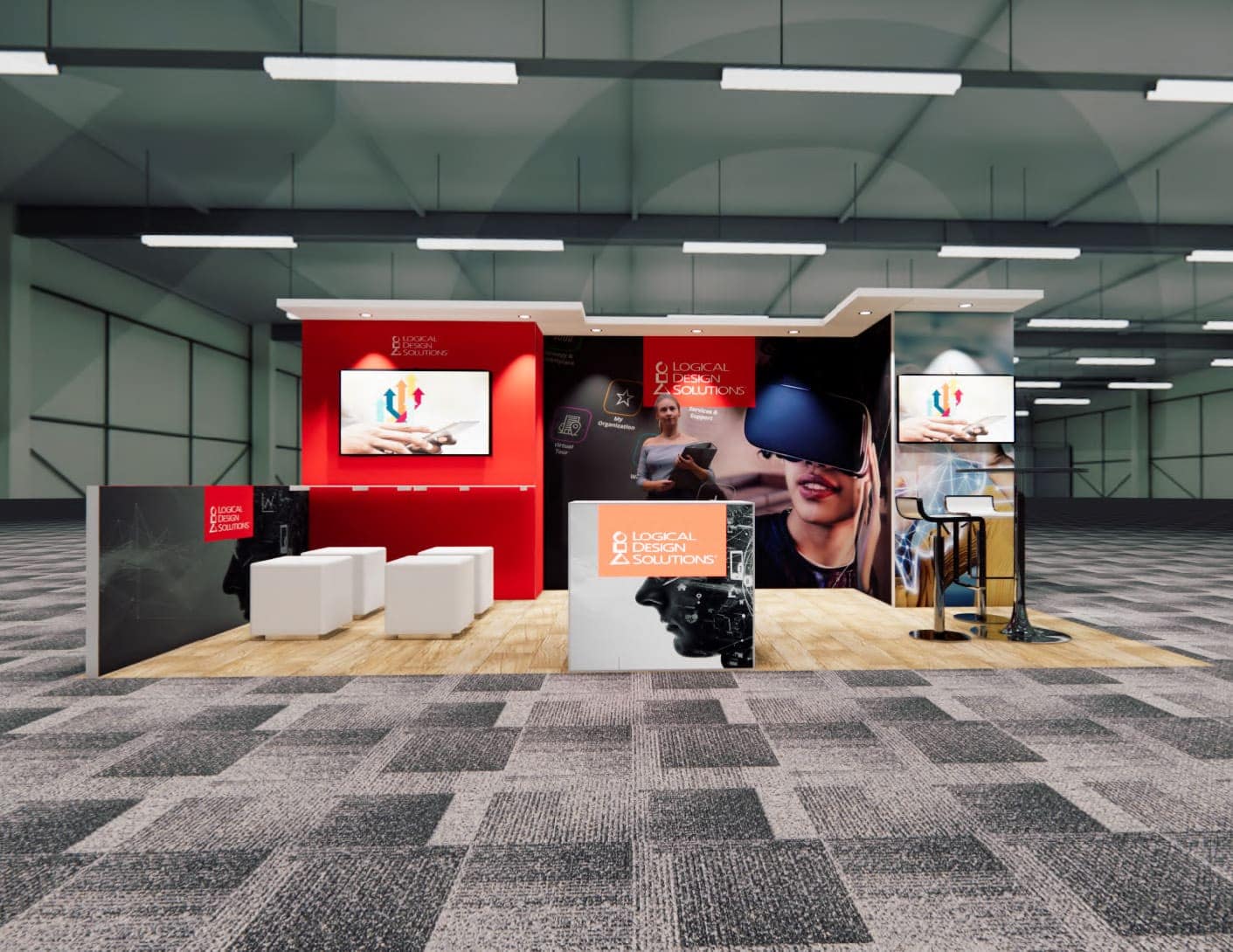 PPAI trade show booth - 10x20 display rental — 10x20 Custom & Modular Exhibits exhibit rental in Las Vegas, catalog image 2