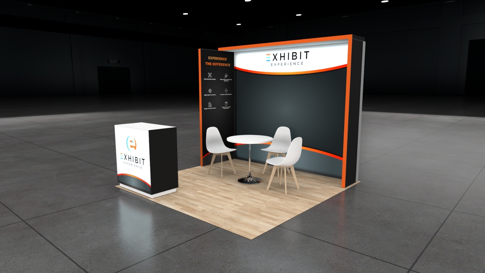 10 x 10 Affordable Trade Show Exhibit Rental Package – Option 6 — 10x10 10x10 Exhibit Rentals exhibit rental in Las Vegas, catalog image 4