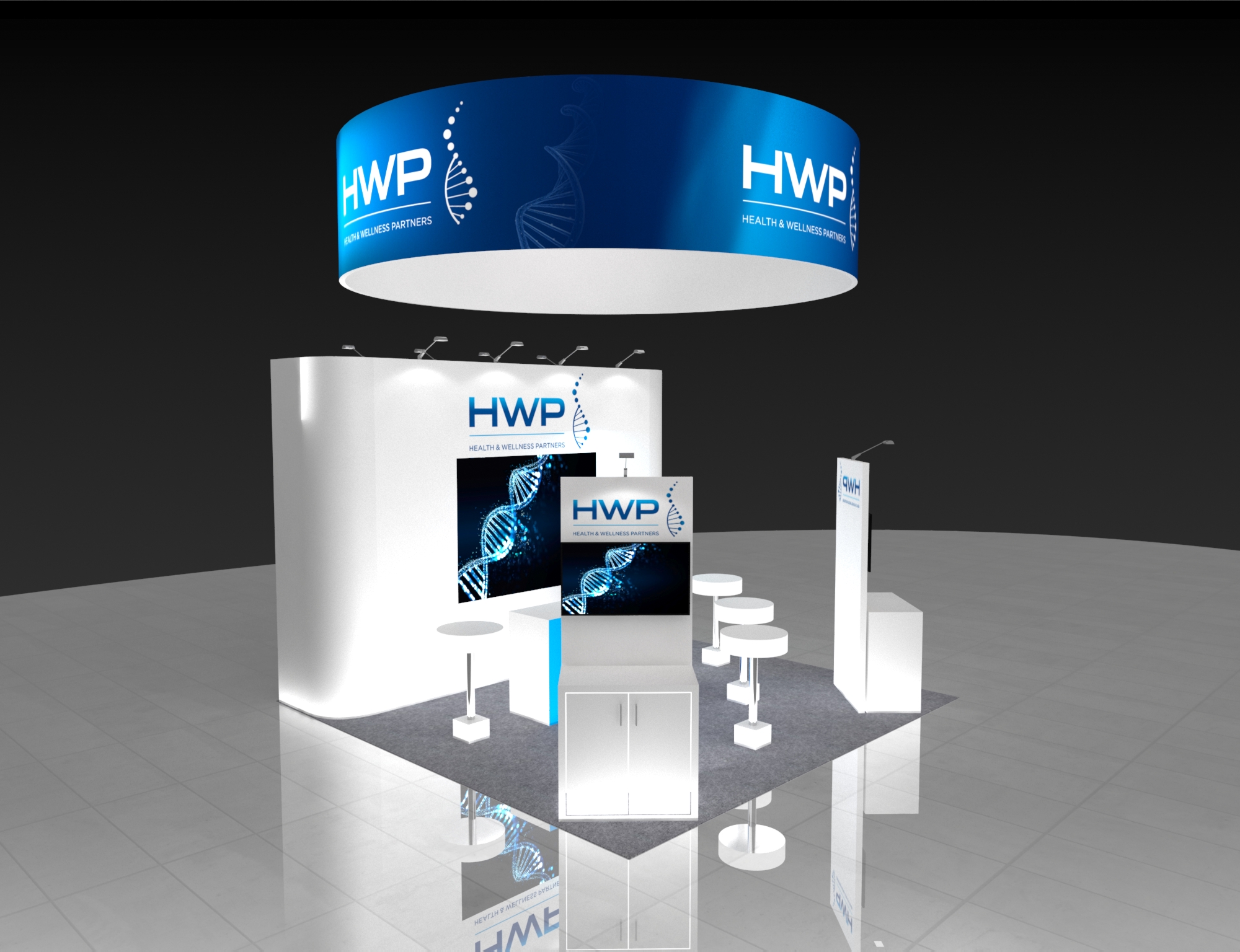 20x20 Trade Show Exhibit Booth Display Rental — 20x20 Custom & Modular Exhibits exhibit rental in Las Vegas, catalog image 5