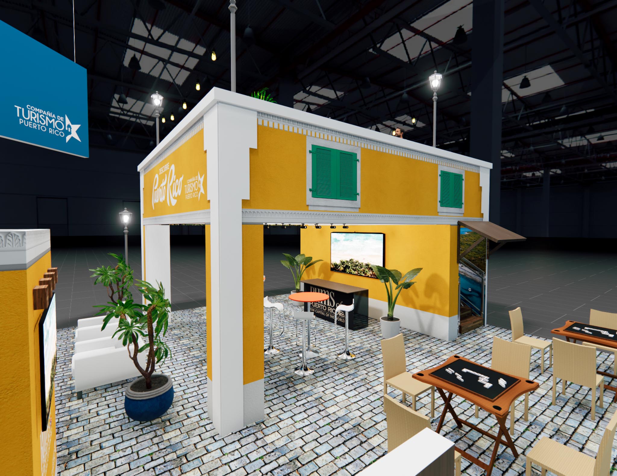 40x60 Double Deck Trade Show Exhibit Rental – Dual-Zone Engagement — 40x60 Custom & Modular Exhibits exhibit rental in Las Vegas, catalog image 10