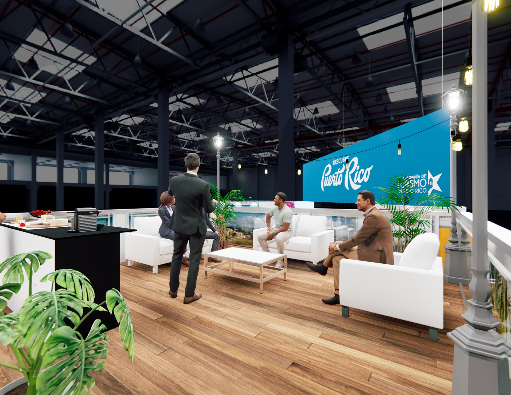 40x60 Double Deck Trade Show Exhibit Rental – Dual-Zone Engagement — 40x60 Custom & Modular Exhibits exhibit rental in Las Vegas, catalog image 12