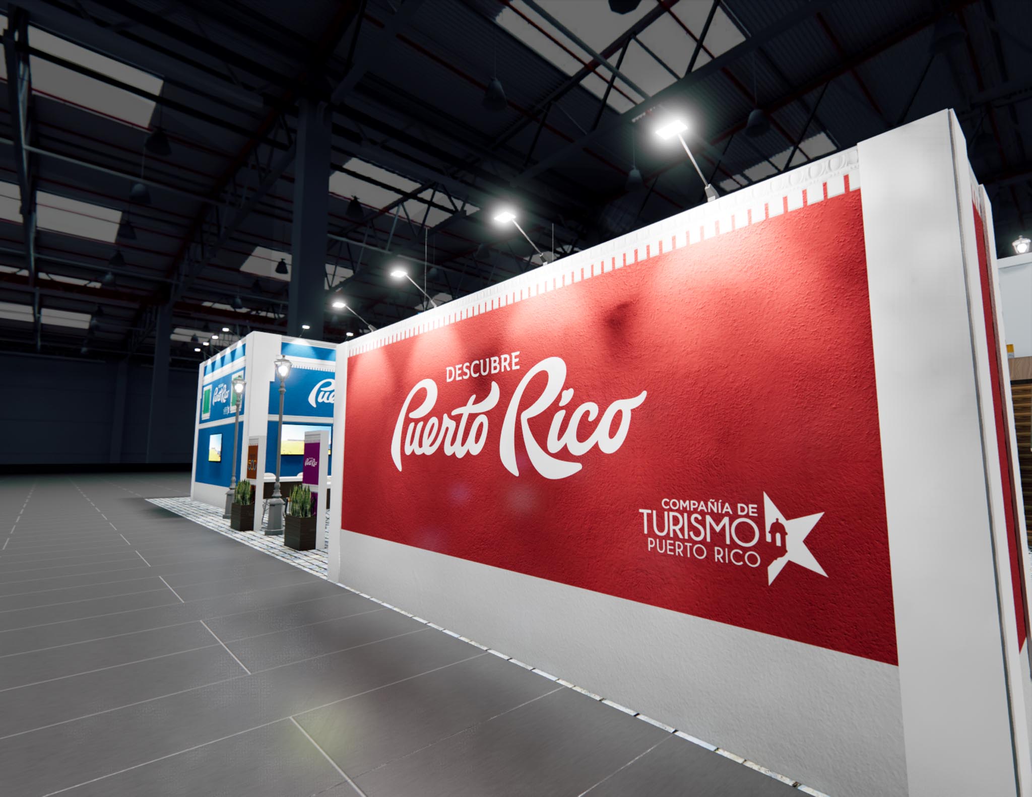 40x60 Double Deck Trade Show Exhibit Rental – Dual-Zone Engagement — 40x60 Custom & Modular Exhibits exhibit rental in Las Vegas, catalog image 6