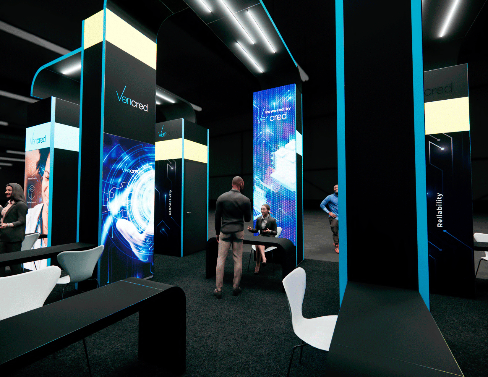 Vericred 2 - 20x30 — 20x30 Custom & Modular Exhibits exhibit rental in Las Vegas, catalog image 4