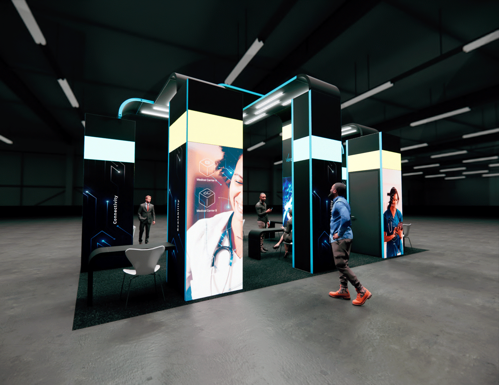 Vericred 2 - 20x30 — 20x30 Custom & Modular Exhibits exhibit rental in Las Vegas, catalog image 3