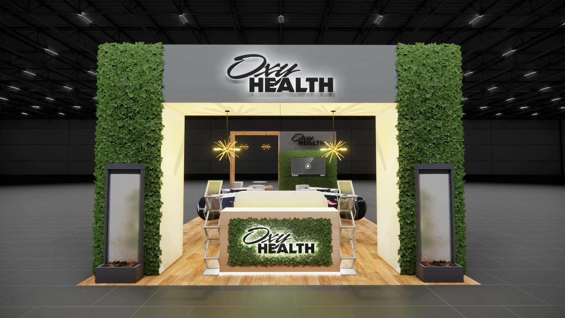Kiosk 20x40 Display Rental in Las Vegas — 20x40 trade show exhibit rental in Las Vegas, catalog image 12